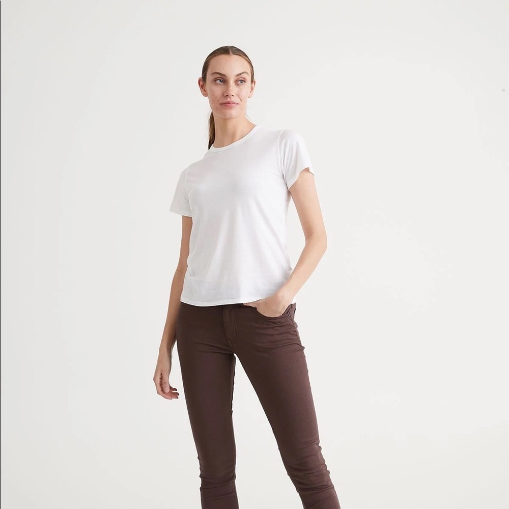 DU/ER women’s no sweat pant, skinny 31/31 in brown. New with tags